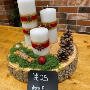 Christmas Candle Displays
