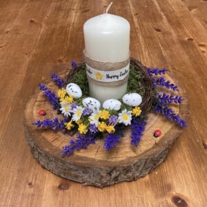 Easter candle display