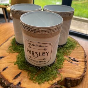 Kitchen herbs tins